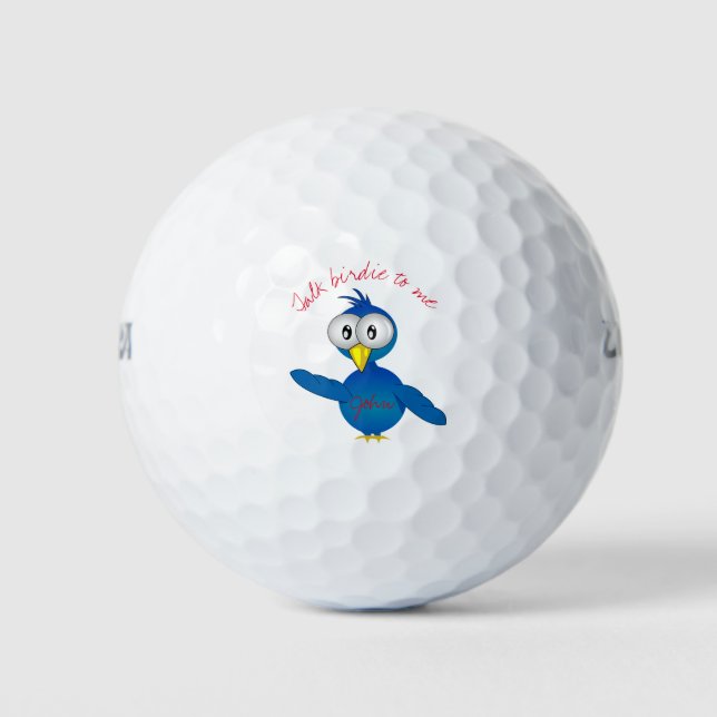 Pelotas De Golf Hablar de Birdie conmigo (Anverso)