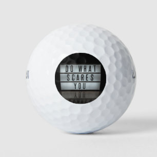 Pelotas De Golf Hacer lo que le asusta, correr riesgos