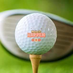 Pelotas De Golf Hacer que ocurra el estilo retro