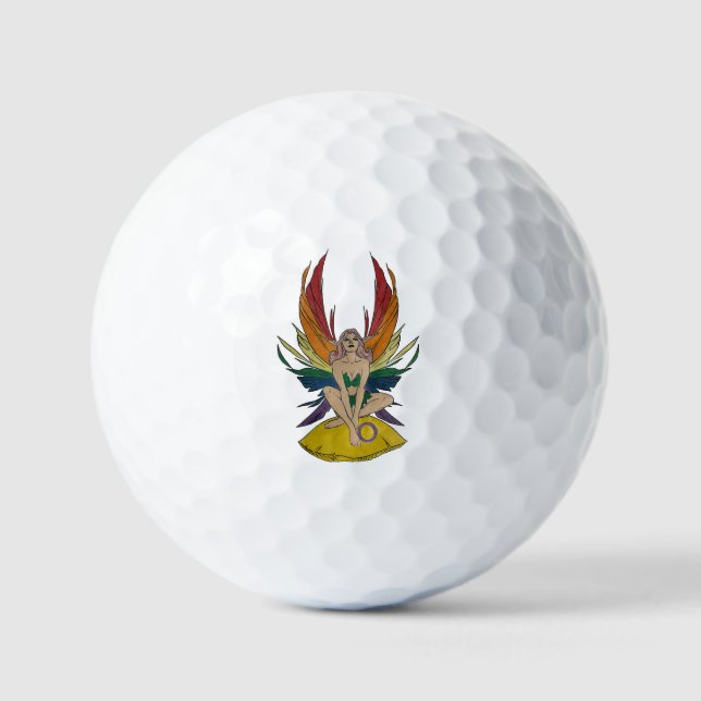 Pelotas De Golf Hada Intersexo (Anverso)