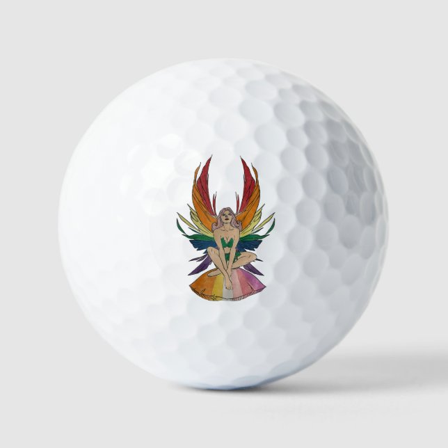 Pelotas De Golf Hada Lesbiana  (Anverso)