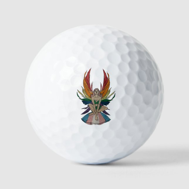 Pelotas De Golf Hada Transgénero (Anverso)