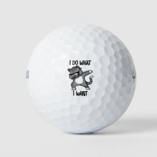 Pelotas De Golf hago lo que quiero dueño del gato