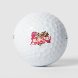 Pelotas De Golf Hairdresser Leopard Hair Hustler Hairstylist