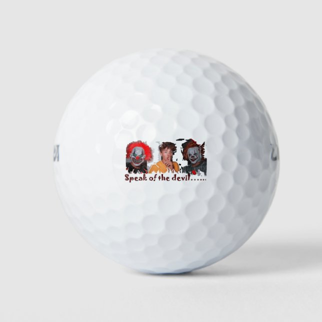 Pelotas De Golf Halloween (Anverso)