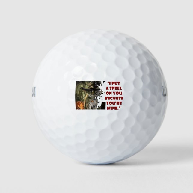 Pelotas De Golf Halloween (Anverso)
