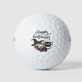 Pelotas De Golf Halloween de golf con araña aterradora fantasma