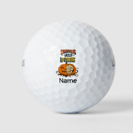 Pelotas De Golf Halloween de golf con calabaza temible