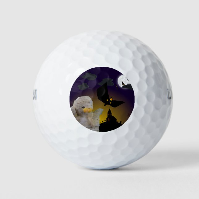 Pelotas De Golf Halloween espeluznante (Anverso)