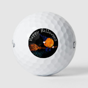 Pelotas De Golf Halloween Golf Balls Gire Funny Witch Pumpkin