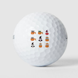 Pelotas De Golf Halloween Owl Pumkin