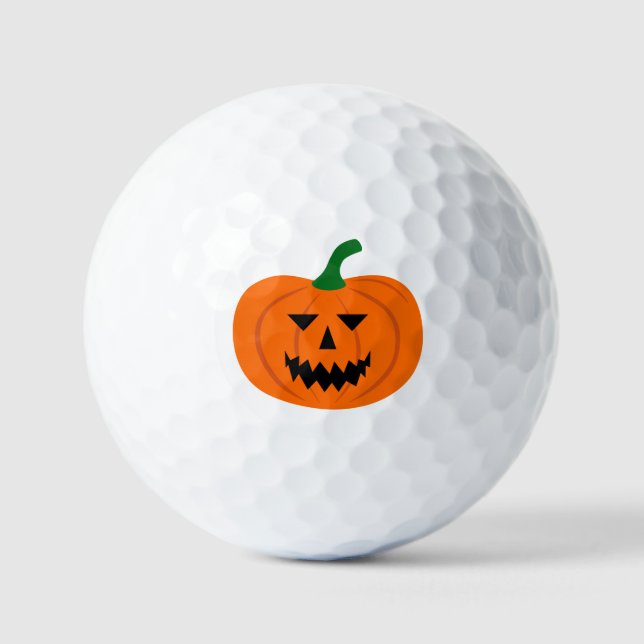 Pelotas De Golf Halloween Pumpkin Golf Balls (Anverso)