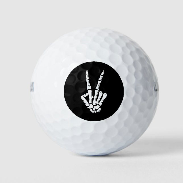 Pelotas De Golf Halloween Skeleton Hand (Anverso)