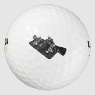 Pelotas De Golf Ham Radio Morse Code Key Ball de golf
