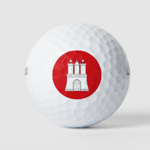 Pelotas De Golf Hamburg city flag Germany symbol