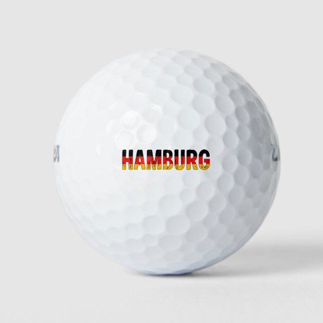 Pelotas De Golf Hamburgo Alemania (Anverso)