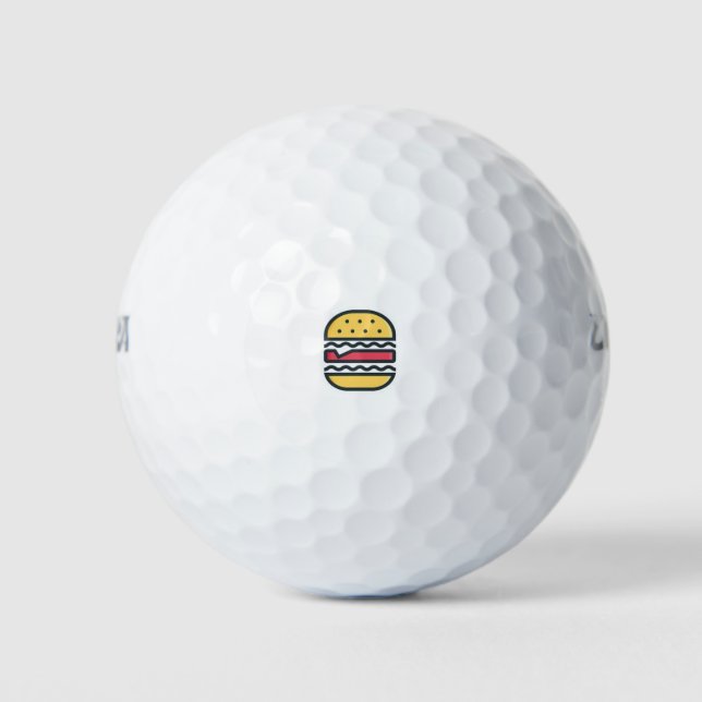 Pelotas De Golf ¡Hamburguesa! (Anverso)