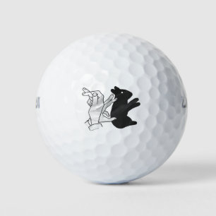 Pelotas De Golf Hand Silhouette Rabbit