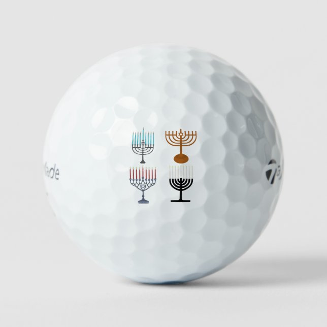 Pelotas De Golf Hanukkah Religión Judaísmo judaico judío (Anverso)