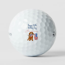 Pelotas De Golf Happy 250th Birthday America! 1776-2026 Adorable 