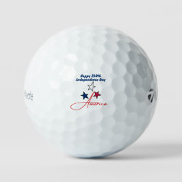Pelotas De Golf Happy 250th Independence Day America 1776-2026