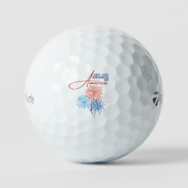 Pelotas De Golf Happy 250th Independence Day America 1776-2026