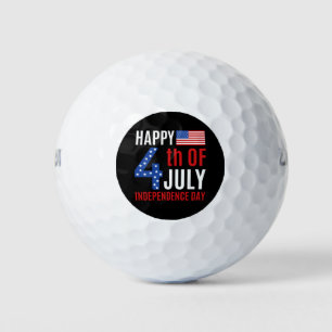 Pelotas De Golf Happy 4th Of July Independence Day