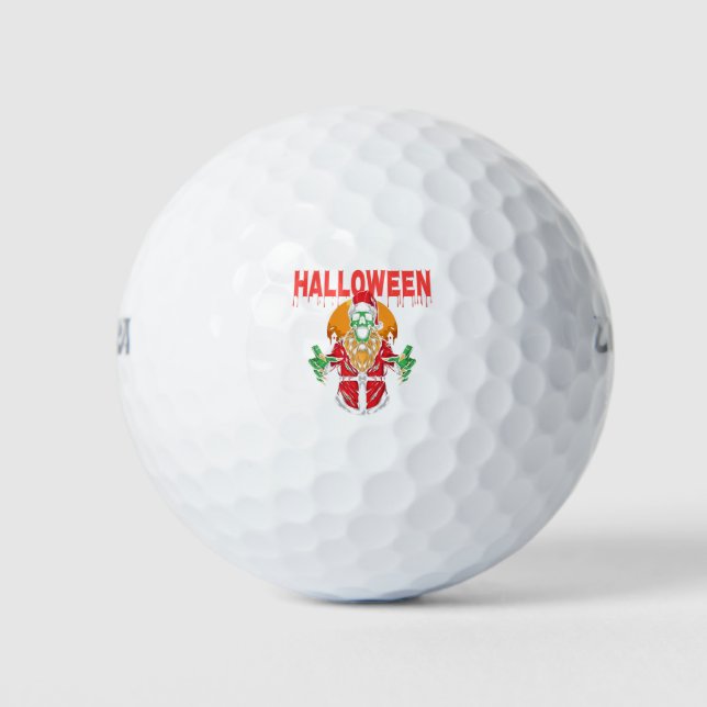 Pelotas De Golf Happy halloween skull (Anverso)