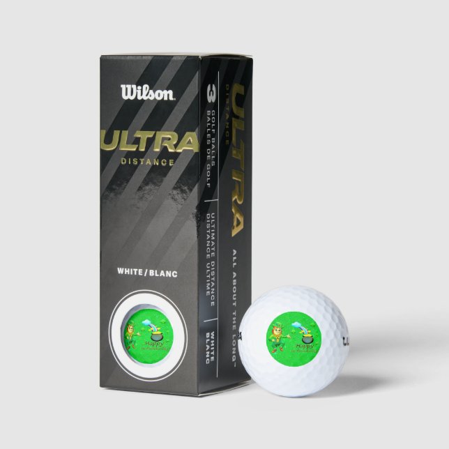 Pelotas De Golf Happy St. Patrick's Day Golf Ball (Embalaje)