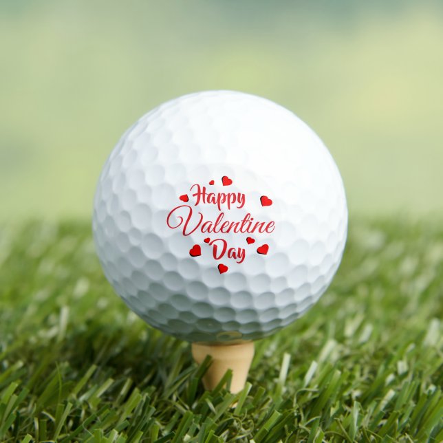 Pelotas De Golf Happy Valentine Day  (Camiseta in situ)