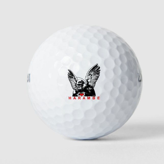 Pelotas De Golf Harambe (Anverso)