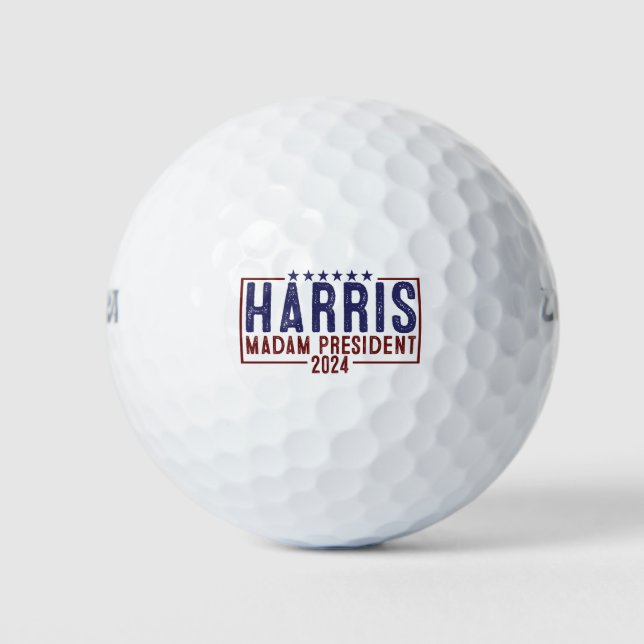 Pelotas De Golf Harris Señora Presidenta 2024 (Anverso)