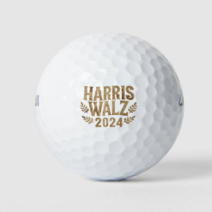 Pelotas De Golf Harris Tim Walz Escudo Vintage Harris Waltz 2024