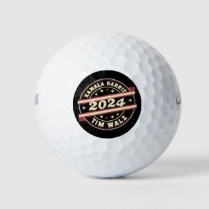 Pelotas De Golf Harris Walz 2024 para Presidente Patriótica Kamala