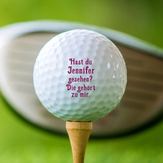 Pelotas De Golf ¿Hast du Jennifer gesehen? Die gehört zu mir.