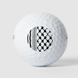 Pelotas De Golf Hatta Keffiyeh Kufiya Folk Palestino (Patrón 2)