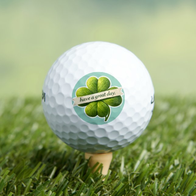 Pelotas De Golf Have a great day, golf ball product de (Camiseta in situ)