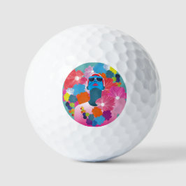 Pelotas De Golf Hawaii brillante.