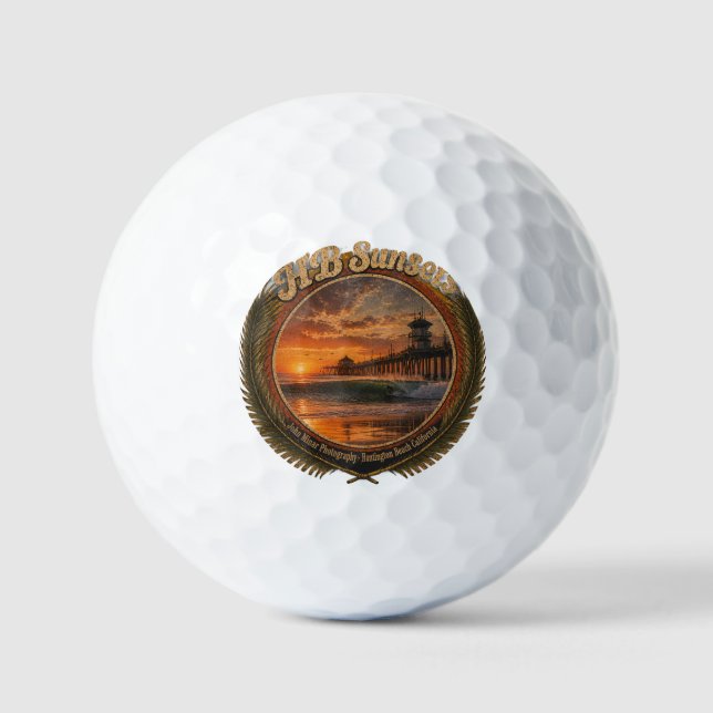 Pelotas de Golf HB Sunsets   (Anverso)