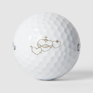 Pelotas De Golf Hearts Rosary Golf Balls