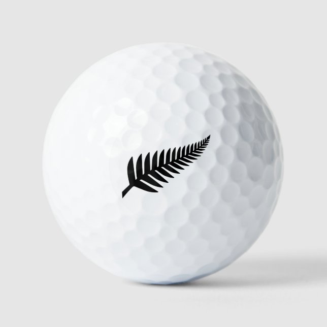 Pelotas De Golf Helecho de plata de Nueva Zelanda (Anverso)