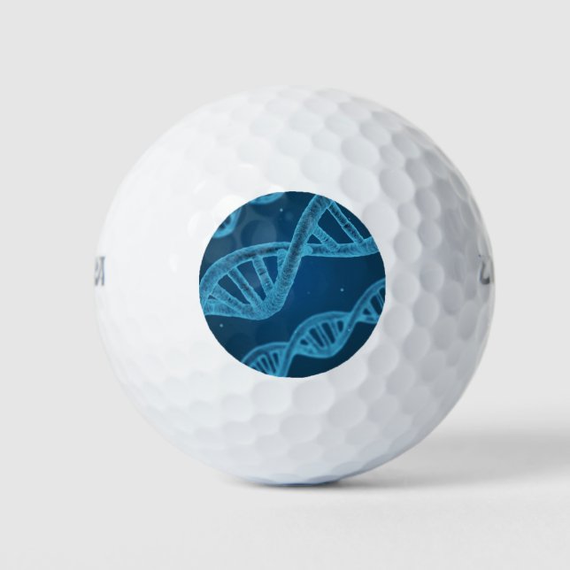 Pelotas De Golf Helix doble de ADN (Anverso)