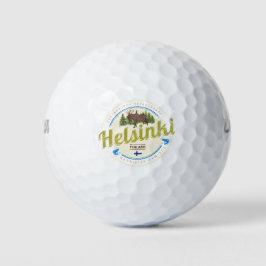 Pelotas De Golf Helsinki, capital del alce de Finlandia, recuerdo 