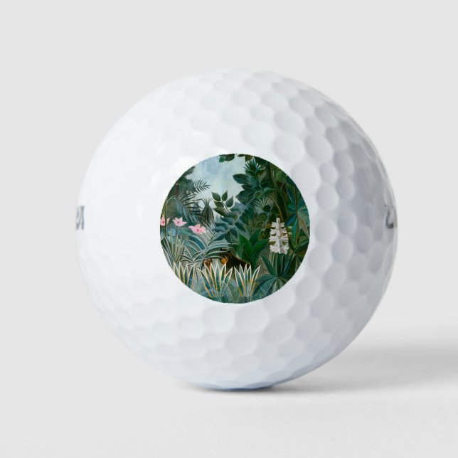 Pelotas De Golf Henri Rousseau - La jungla ecuatorial (Anverso)