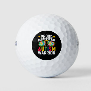Pelotas De Golf Hermano Orgulloso De Una Familia Guerrera Del Auti