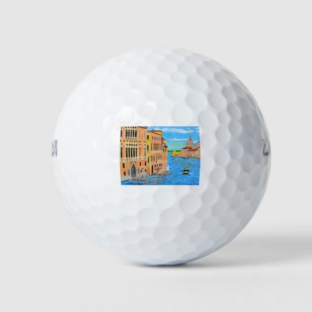 Pelotas De Golf Hermosa Venecia (Anverso)