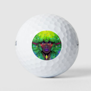 Pelotas De Golf Hermosa y gloriosa Reina Elfa