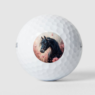 Pelotas De Golf Hermosas flores silvestres rosas de Rubor para cab