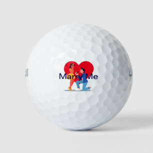 Pelotas De Golf Hermosas plazas de Golf Mariage Propuesta