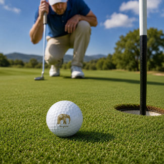 Pelotas De Golf Hermoso Elefante